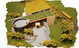 An artist's conception of the new interpretive centre in Birchtown to be completed by July 2013 that will tell the story of the Black Loyalists.