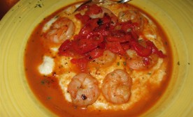 Chef Brian's spicy shrimp & grits Tupalo Honey Cafe