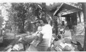 1949 -Mother with author as babe in arms.