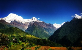 Daily view from our partnered school in Ghandruk, Nepal.