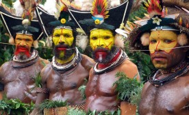 Huli Wigmen of New Guinea