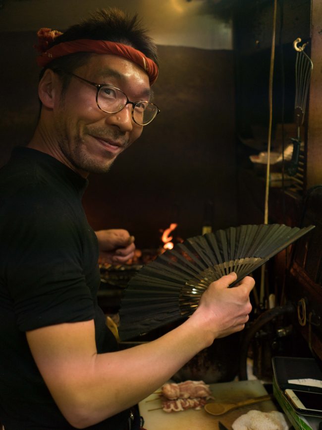 Chef at Yakiton Hiro-Chan © Jon Kroll Chef at Yakiton Hiro-Chan © Jon Kroll